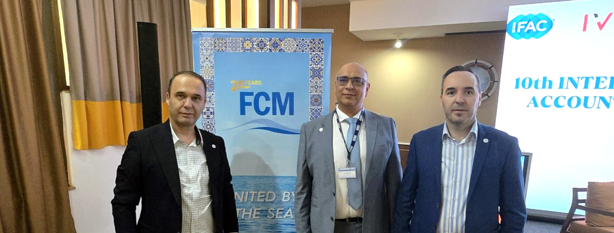 Avni Berisha, Chairman of the Board of the ABB Nelson Ferreira, FCM president Dr. Ylber Prekazi, Executive Director of the AAB